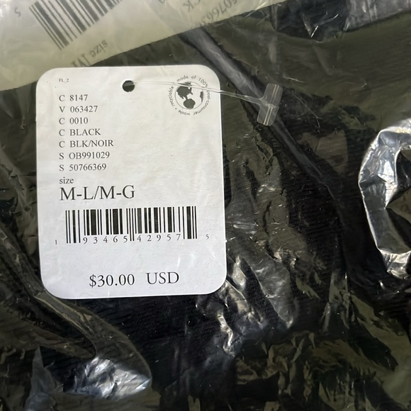 FREE PEOPLE Seamless Bike Short / Black M/L NWT - Picture 8 of 8